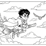 coloriage Harry Potter update a telecharger
