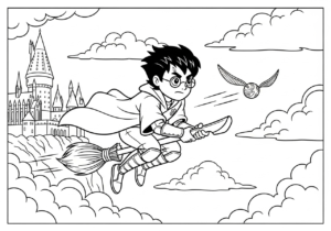 coloriage Harry Potter update a telecharger