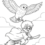 coloriage Harry Potter update de pour enfants