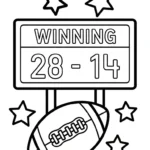 coloriage Rugby updated educatif pour enfant