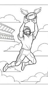 coloriage Rugby updated pour enfant de 7 ans