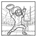 coloriage Rugby updated à imprimer pour enfant de 10 ans