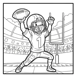 coloriage Rugby updated à imprimer pour enfant de 10 ans