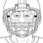 coloriage Rugby updated pour enfant de 2 ans