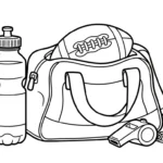 coloriage Rugby updated pour enfant