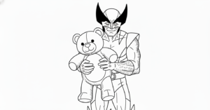 coloriage Wolverine updated d