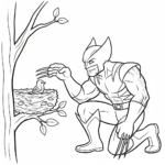 coloriage Wolverine updated et dessin a imprimer