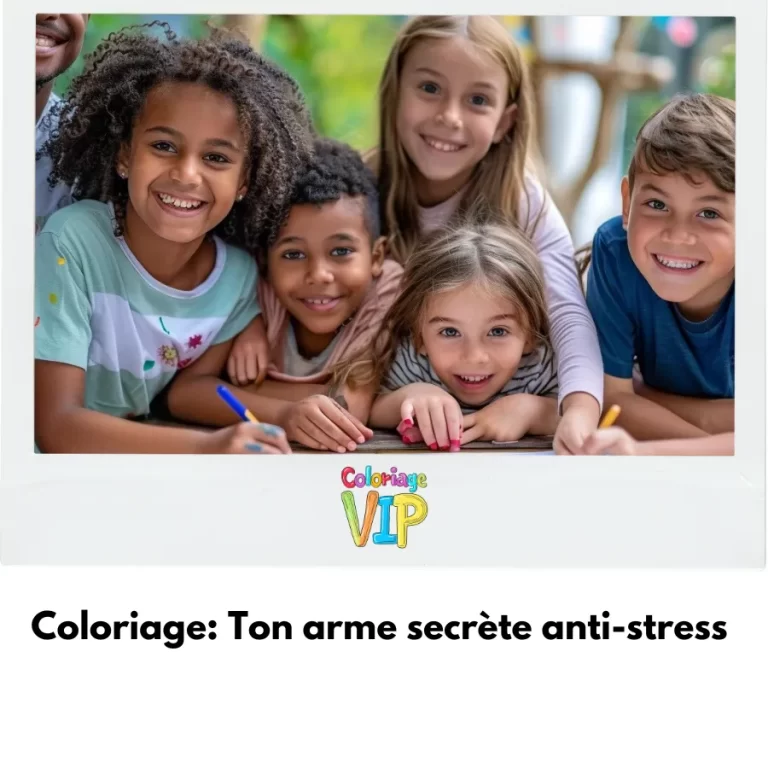 Tranh tô màu Coloriage: Ton arme secrète anti-stress !