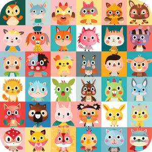Tranh tô màu Kawaii
