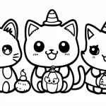 coloriage Chat Kawaii en ligne