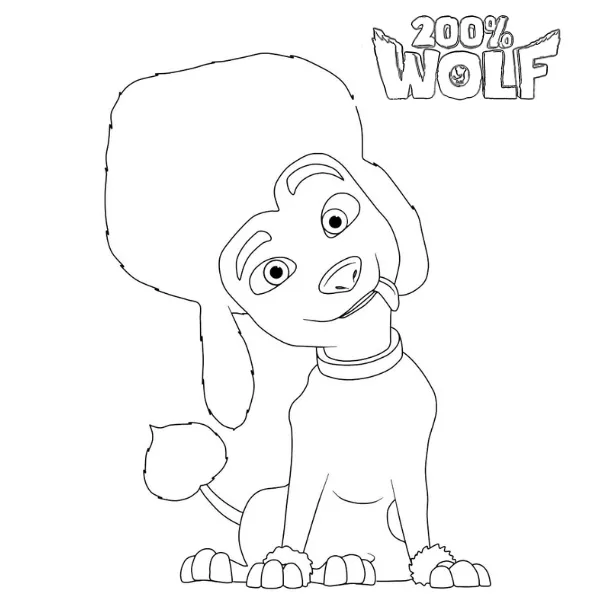 Tranh tô màu 200% Wolf