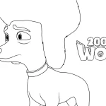 coloriage 200% Wolf pour enfant gratuit