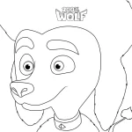 coloriage 200% Wolf d