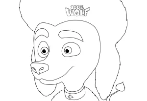 coloriage 200% Wolf d