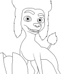 coloriage 200% Wolf educatif pour enfant