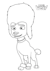 imprimer coloriage 200% Wolf gratuit