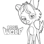 coloriage 200% Wolf a colorier en ligne
