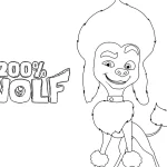 coloriage 200% Wolf à imprimer gratuitement