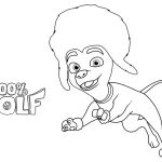 coloriage 200% Wolf à imprimer gratuitement