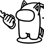 télécharger coloriage Among Us gratuit