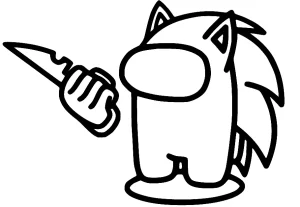 télécharger coloriage Among Us gratuit