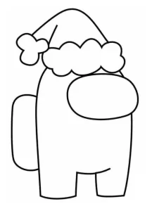 coloriage Among Us pour enfant de 3 ans