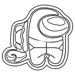 coloriage Among Us à imprimer gratuitement