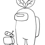 coloriage Among Us à imprimer gratuitement