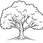 coloriage Arbre pour enfants