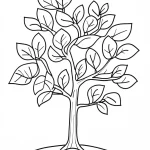 coloriage Arbre pour enfants à télécharger