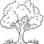 a imprimer coloriage Arbre gratuit