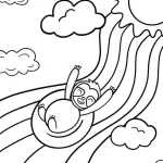 imprimer coloriage Arc En Ciel