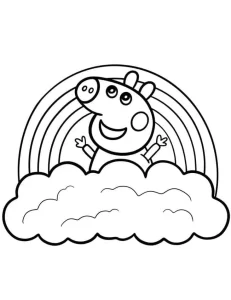 coloriage Arc En Ciel gratuit