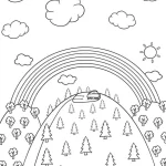 coloriage Arc En Ciel a imprimer
