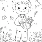 coloriage Automne à imprimer gratuit
