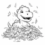 coloriage Automne à imprimer pour enfant de 4 ans