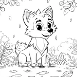 coloriage Automne et decoupage
