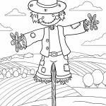 coloriage Automne à imprimer pour enfant de 9 ans