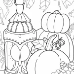 coloriage Automne à imprimer pour enfant de 10 ans