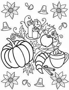 coloriage Automne a imprimer