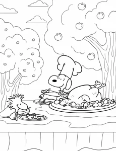 coloriage Automne à imprimer pour enfant de 8 ans