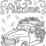 coloriage Automne et découpage à imprimer