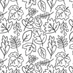 coloriage Automne et découpage à imprimer