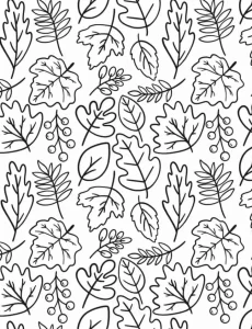 coloriage Automne et découpage à imprimer