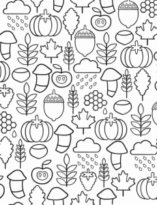 coloriage Automne a imprimer