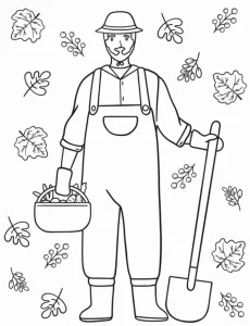 coloriage Automne à imprimer gratuit