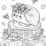 coloriage Automne pour enfant
