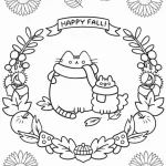 coloriage Automne et decoupage a imprimer gratuit