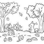 coloriage Automne pour enfants
