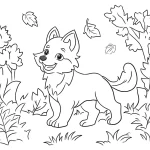 coloriage Automne à imprimer pour enfant de 8 ans